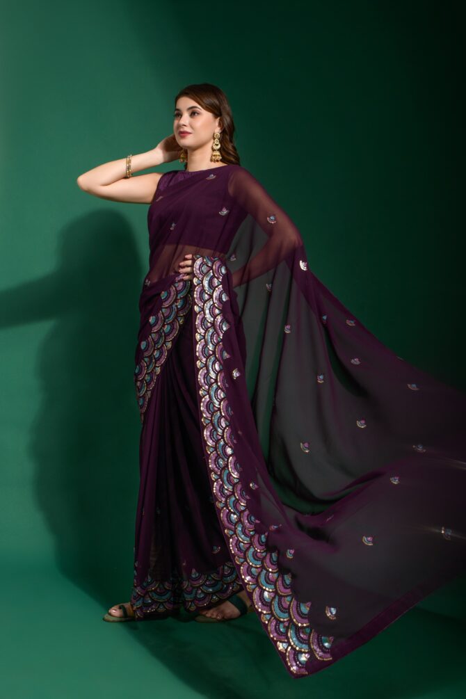 Chandanai Heavy Georgette