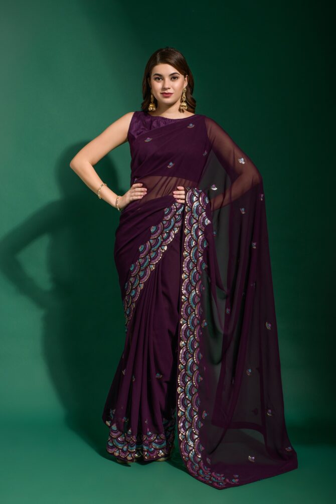 Chandanai Heavy Georgette