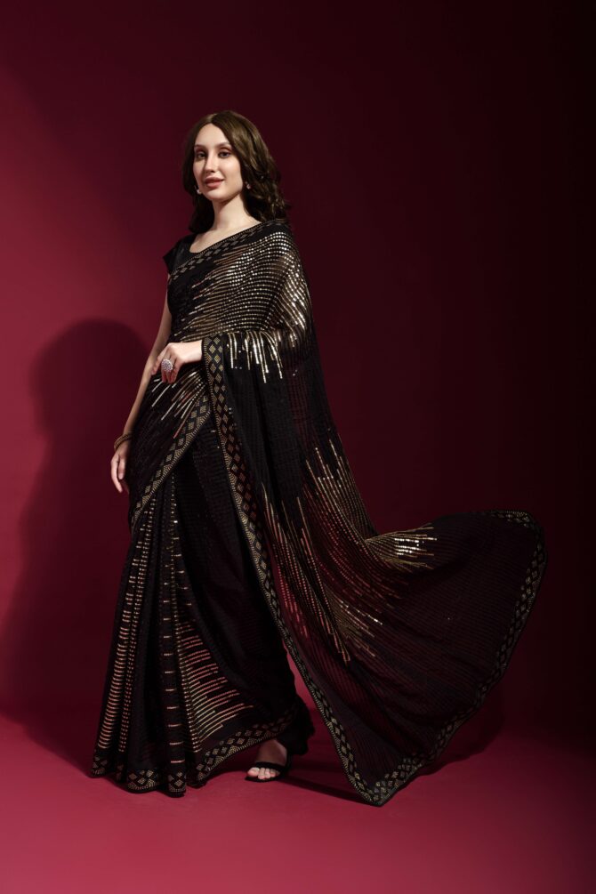 Exclusive Designer Sequence Saree