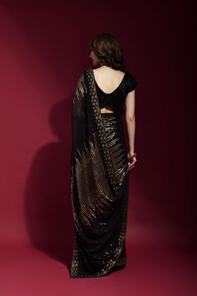 Exclusive Designer Sequence Saree
