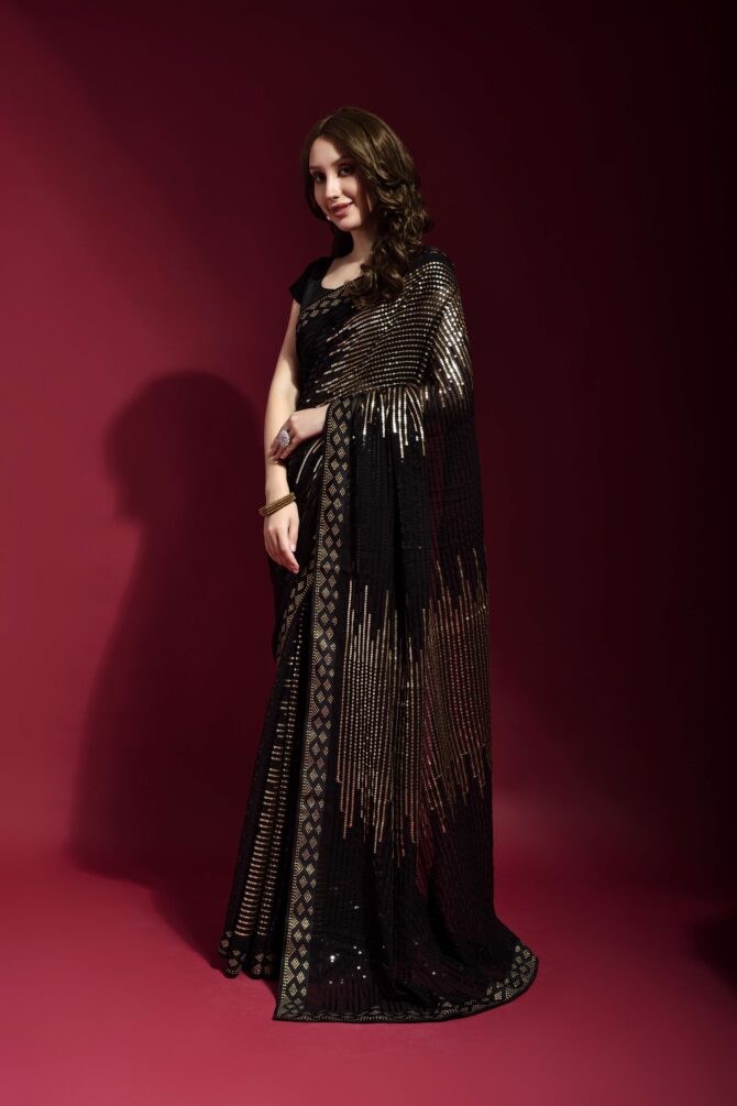 Exclusive Designer Sequence Saree