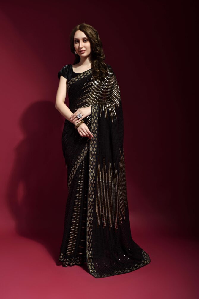 Exclusive Designer Sequence Saree