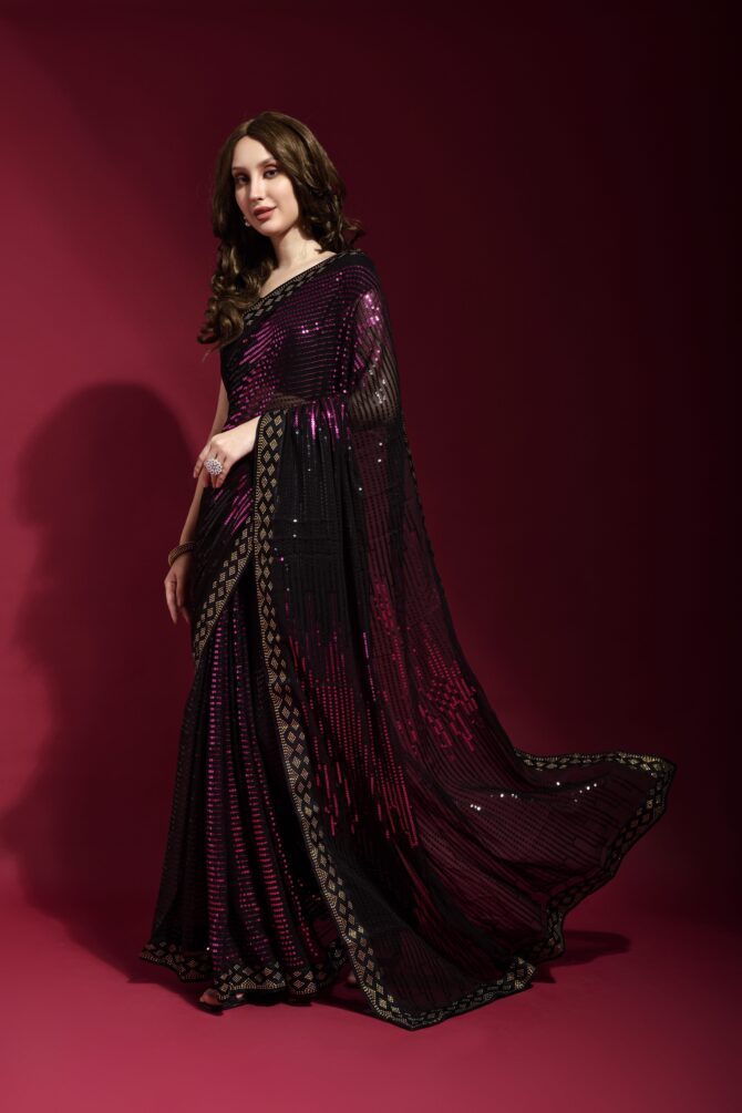 Exclusive Designer Sequence Saree