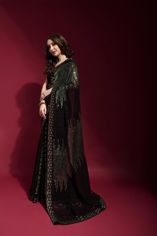 Exclusive Designer Sequence Saree