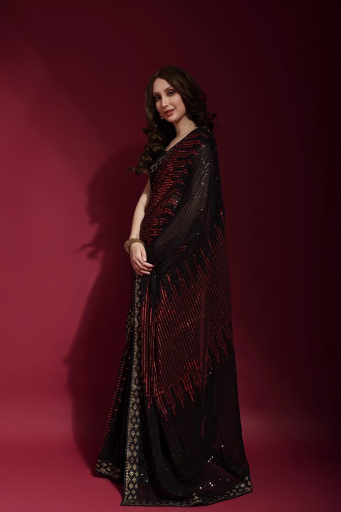 Exclusive Designer Sequence Saree
