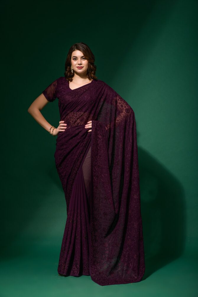 Gouri Creations Out of Imagination Presents Attractive and rich look Saree