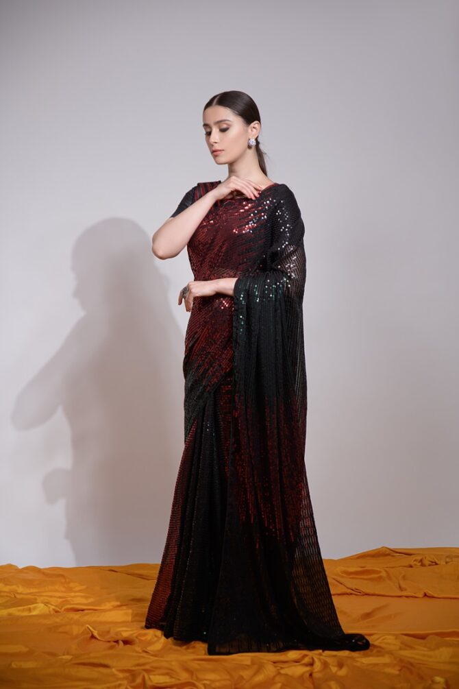 Exclusive Designer Sequence Saree