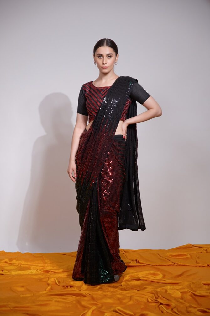 Exclusive Designer Sequence Saree