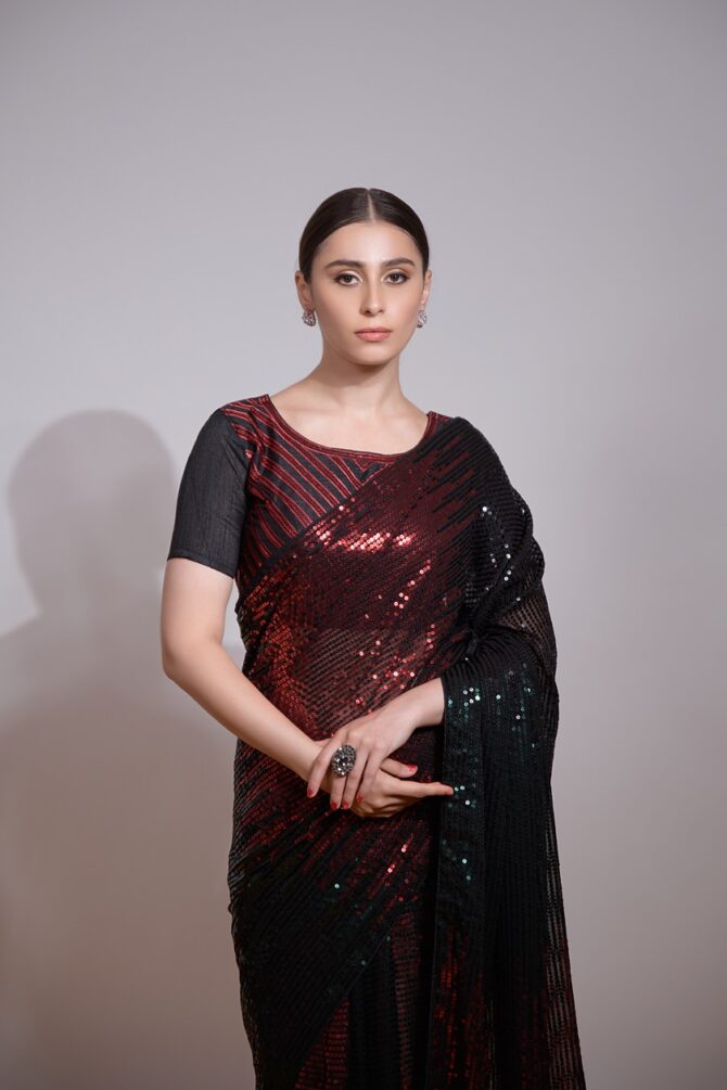 Exclusive Designer Sequence Saree