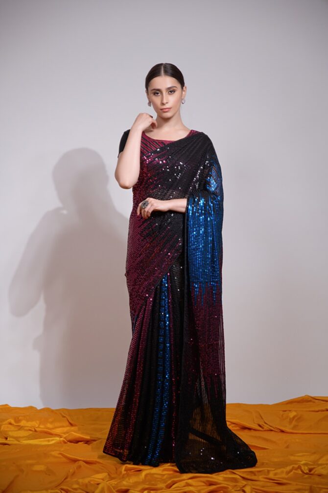 Exclusive Designer Sequence Saree
