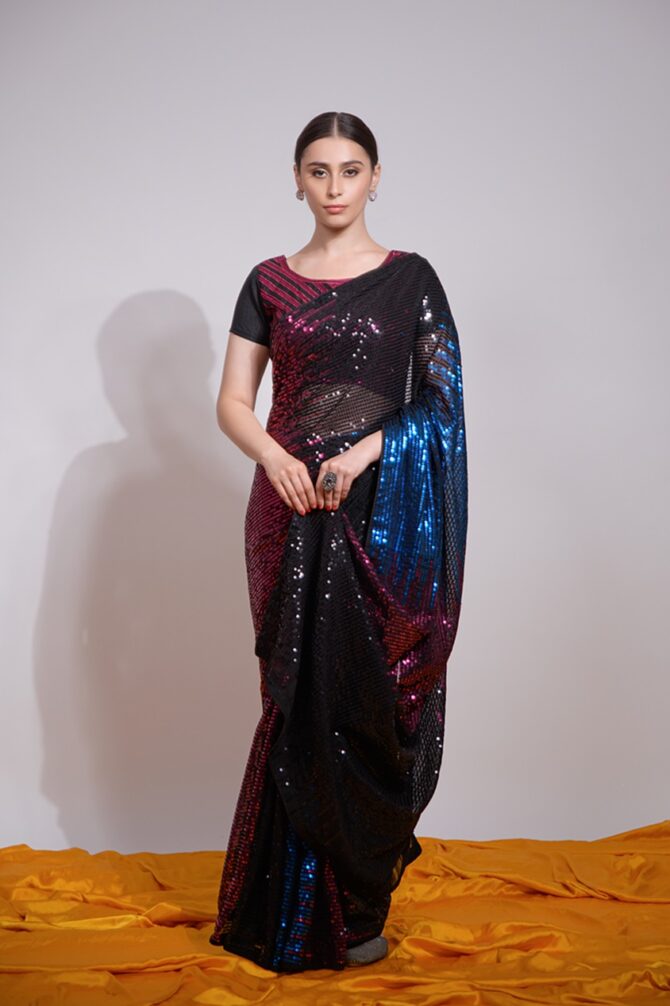 Exclusive Designer Sequence Saree