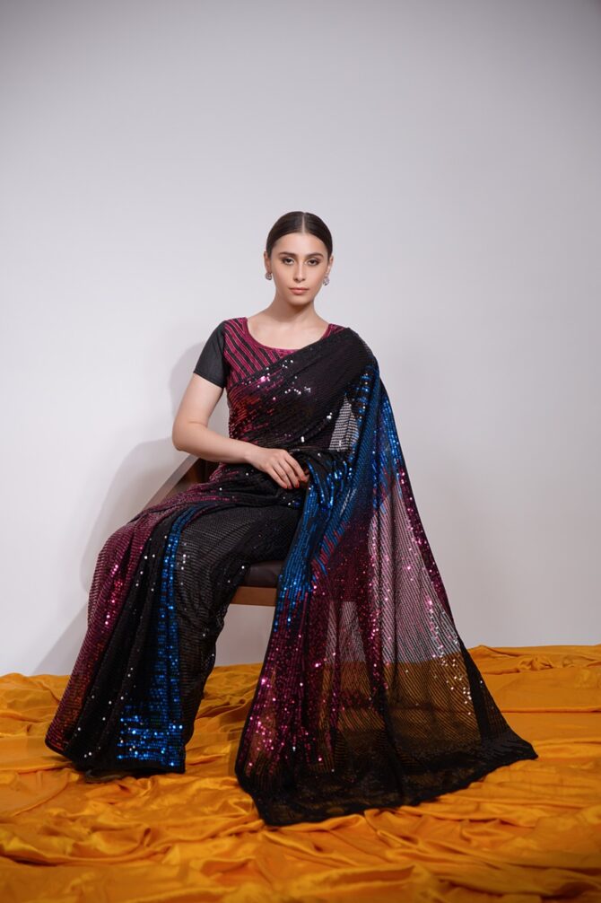 Exclusive Designer Sequence Saree