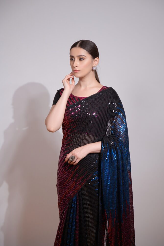 Exclusive Designer Sequence Saree